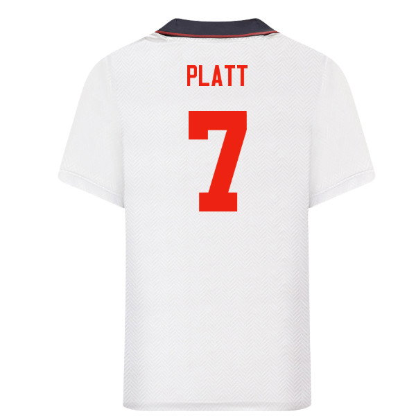 1993 England Home Retro Shirt (Platt 7)-PitchVibe Kits